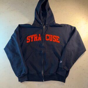 Champion Full Zip Syracuse Hoodie Size Small